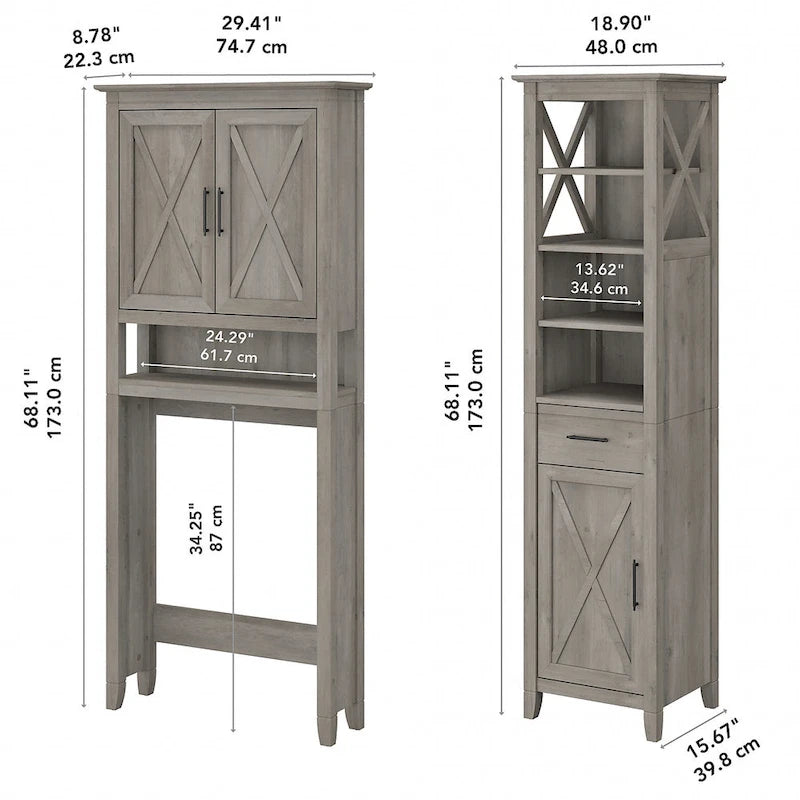 Armoires à linge extra-hautes et armoires peu encombrantes