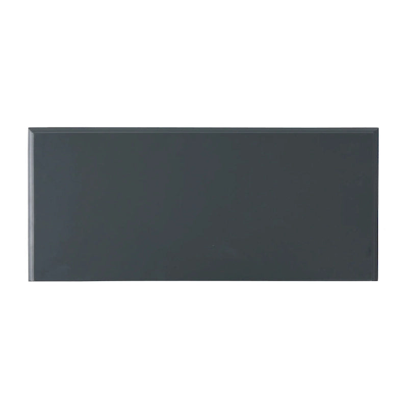 Meuble haut de salle de bain à double porte, finition miroir, gris anthracite, Firwood