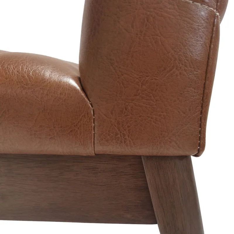 Chaises de salle à manger capitonnées élégantes avec pieds en caoutchouc, lot de 2, pour une expérience culinaire raffinée