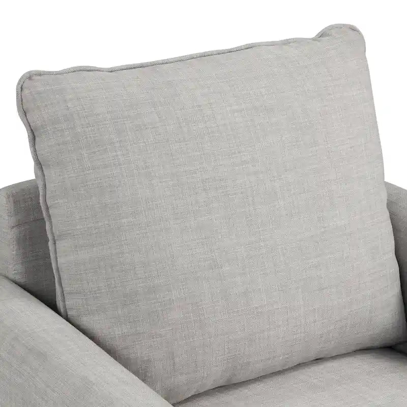 Fauteuil simple en forme de trompette, tapissé