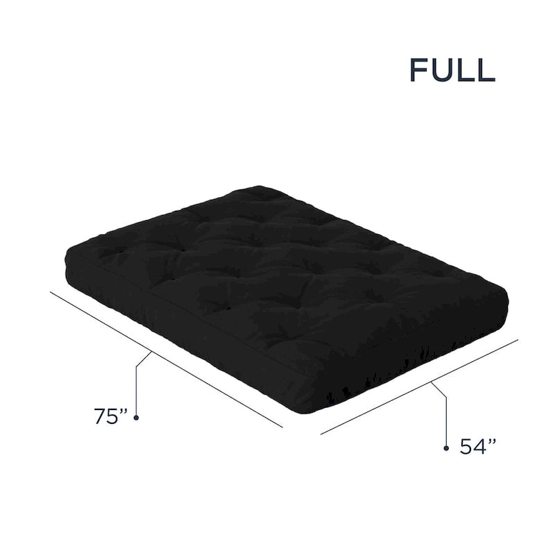 Matelas de futon pleine grandeur en mousse à mémoire de forme et gel