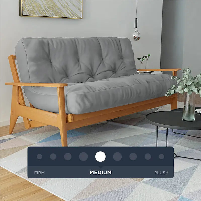Matelas de futon pleine grandeur en mousse à mémoire de forme et gel