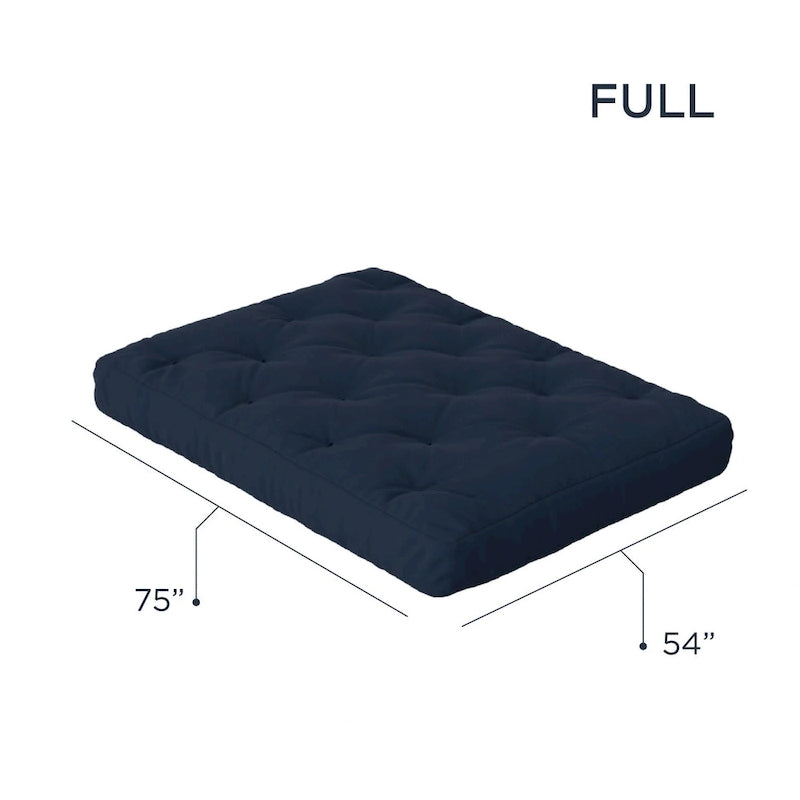 Matelas de futon pleine grandeur en mousse à mémoire de forme et gel