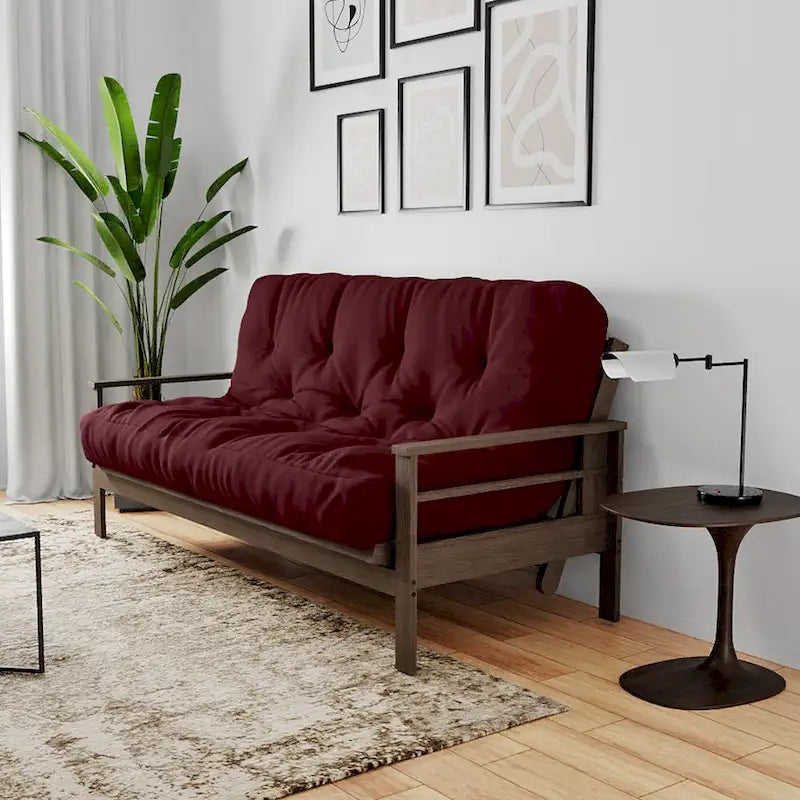 Matelas de futon pleine grandeur en mousse à mémoire de forme et gel