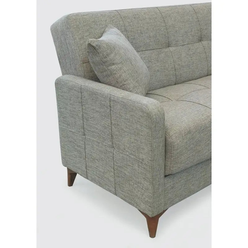 Canapé convertible en tissu avec couchage intégré