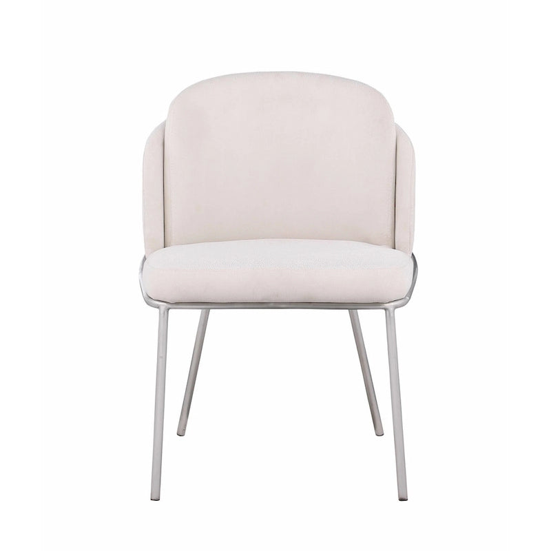 Chaises d'appoint à dossier incurvé, lot de 2