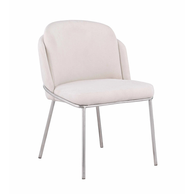 Chaises d'appoint à dossier incurvé, lot de 2