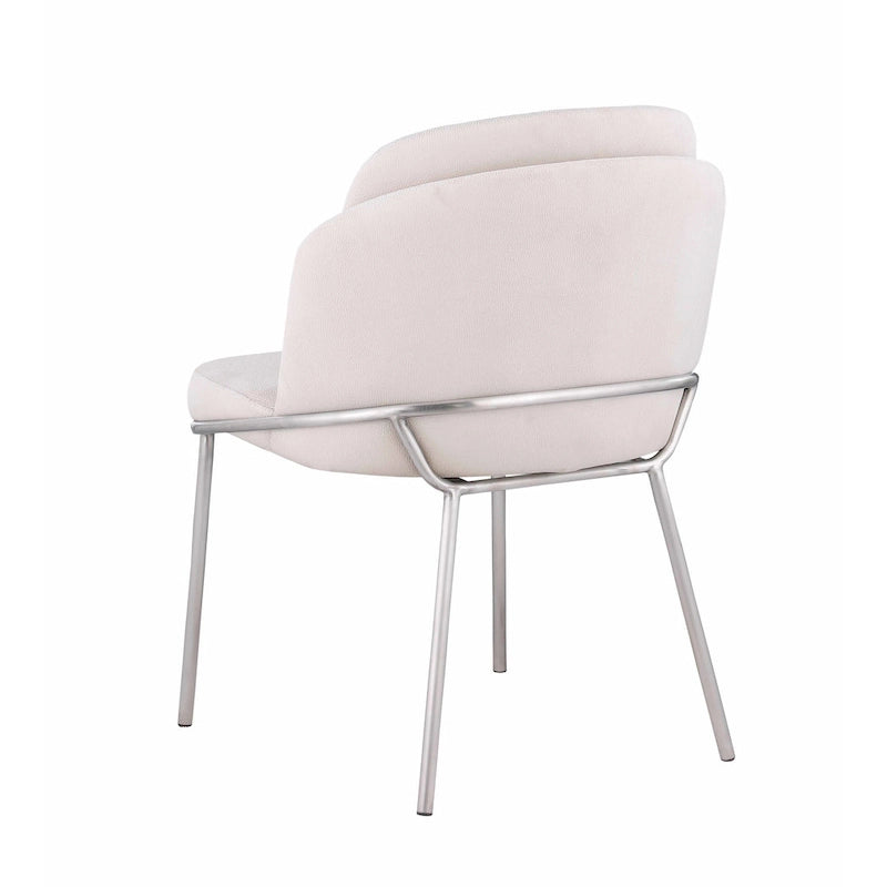 Chaises d'appoint à dossier incurvé, lot de 2