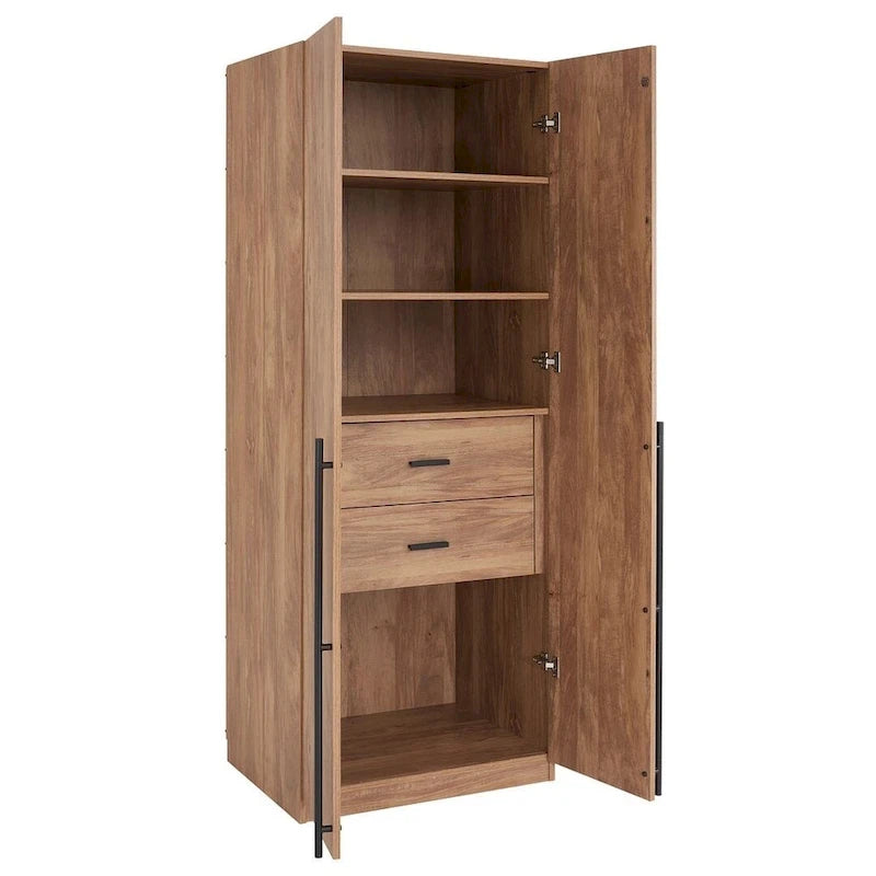 Armoire modulaire moderne autoportante en trois parties