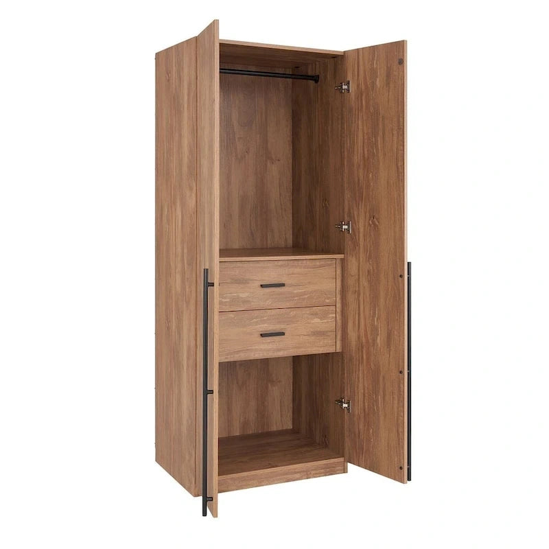 Armoire modulaire moderne autoportante en trois parties