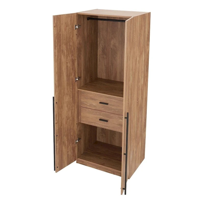 Armoire modulaire moderne autoportante en trois parties