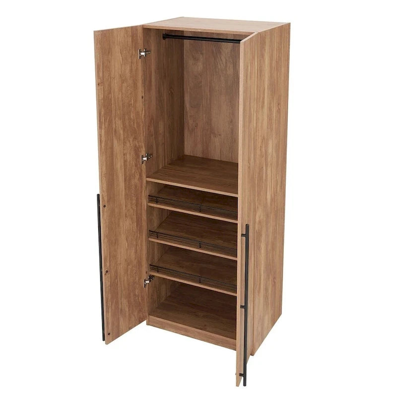 Armoire modulaire moderne autoportante en trois parties