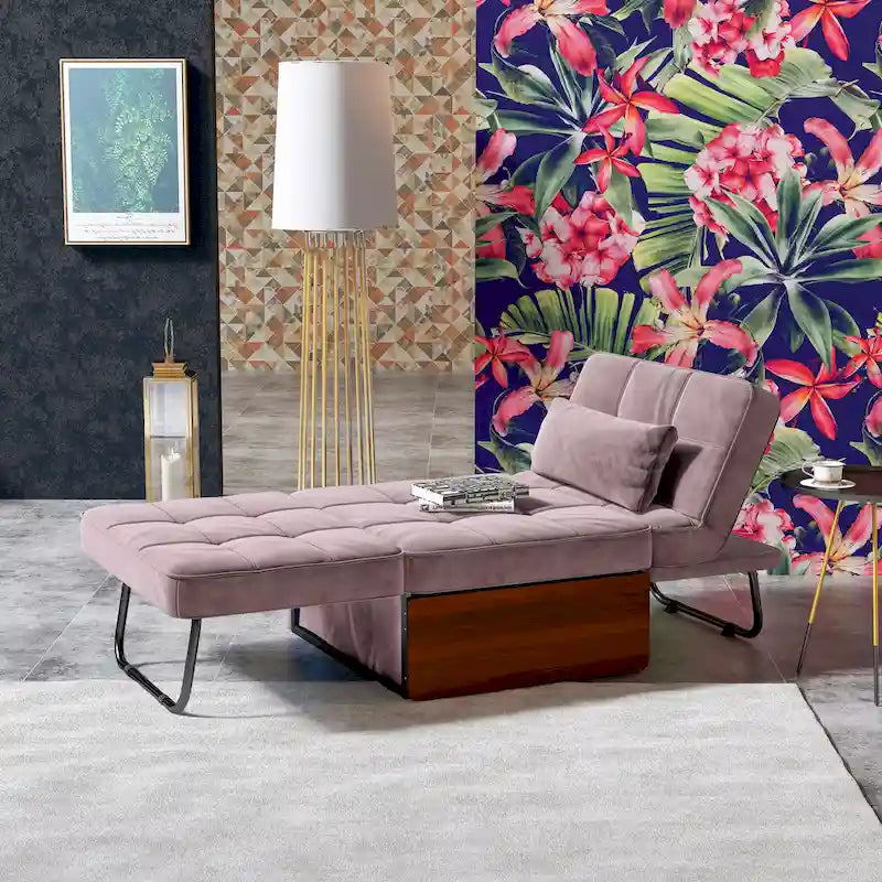 Pouf/canapé-lit convertible modulaire