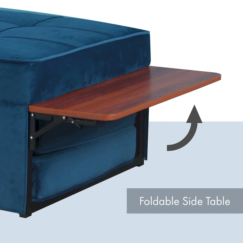 Pouf/canapé-lit convertible modulaire