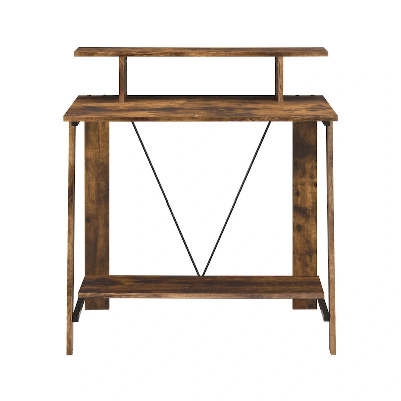 Bureau, chêne vieilli et noir