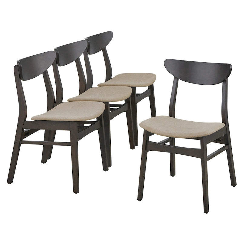 Chaise de salle à manger en bois massif Parlin Simple Living (lot de 4)