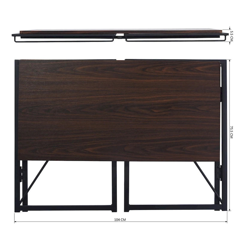 39 Bureau d'étude pliable simple, aucun assemblage requis