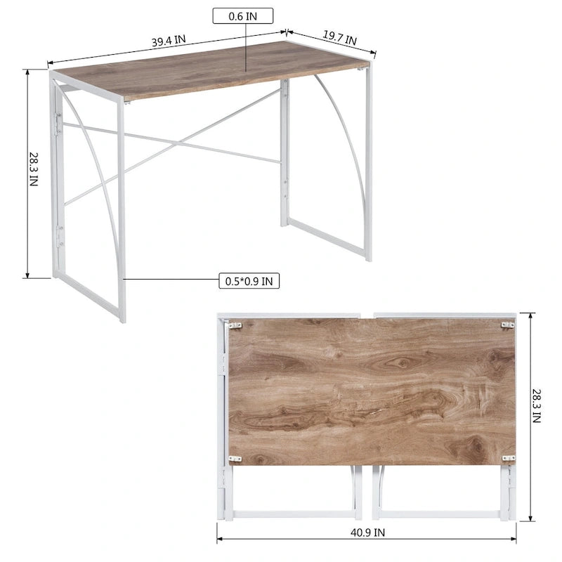 39 Bureau d'étude pliable simple, aucun assemblage requis