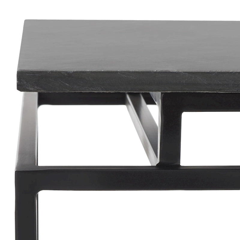 Table d'appoint rectangulaire à plateau unique