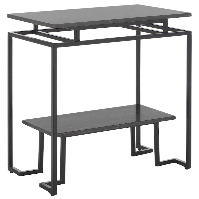 Table d'appoint rectangulaire à plateau unique