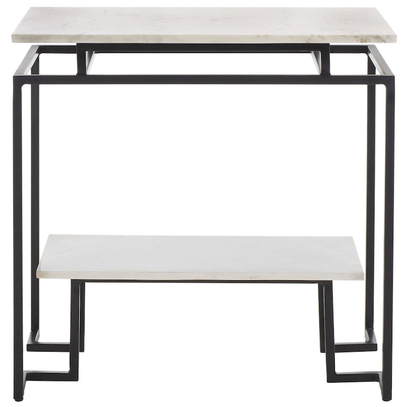 Table d'appoint rectangulaire à plateau unique