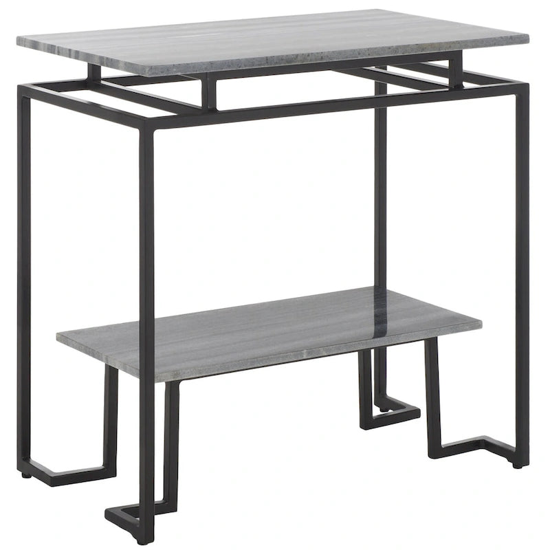 Table d'appoint rectangulaire à plateau unique
