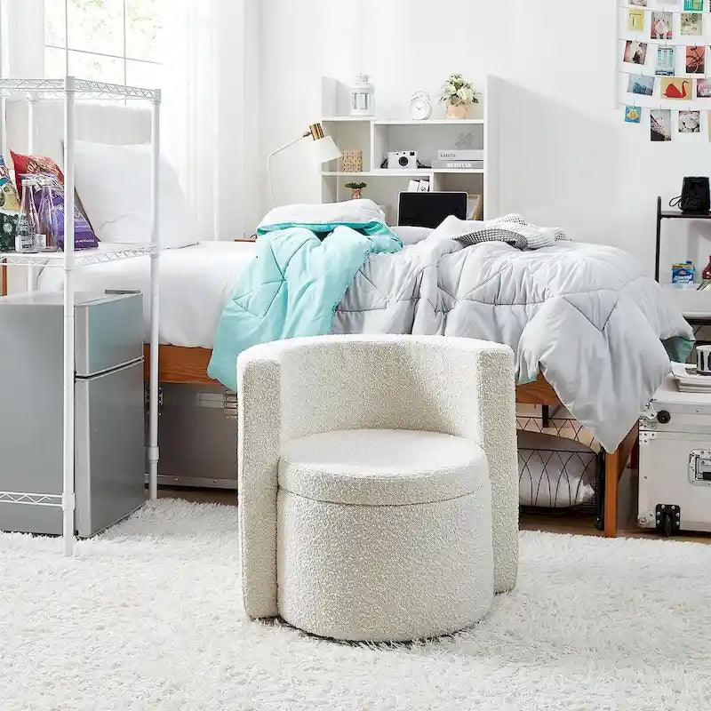 Siège rembourré confortable avec fonction de rangement