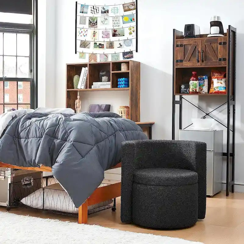 Siège rembourré confortable avec fonction de rangement