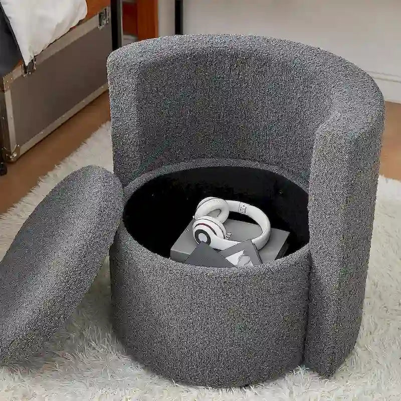 Siège rembourré confortable avec fonction de rangement