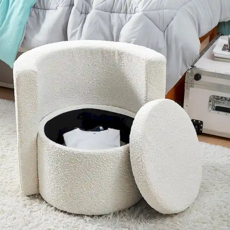 Siège rembourré confortable avec fonction de rangement