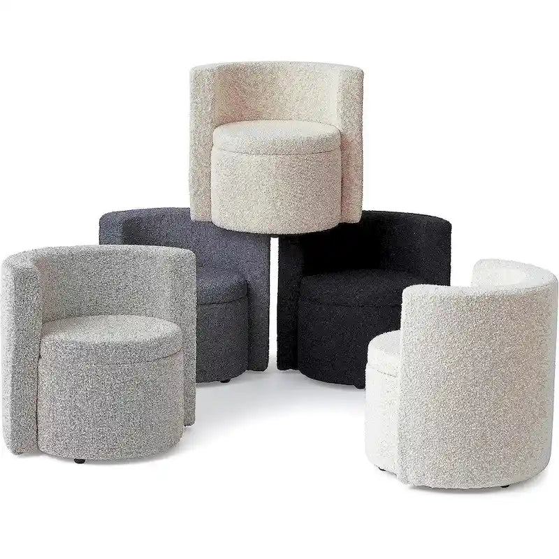 Siège rembourré confortable avec fonction de rangement