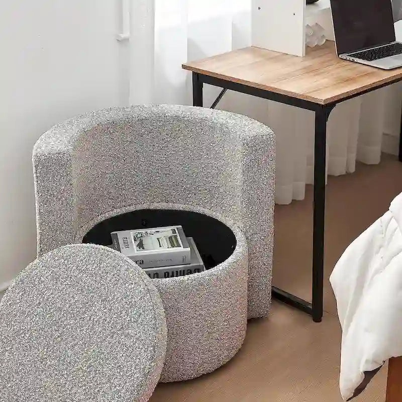Siège rembourré confortable avec fonction de rangement