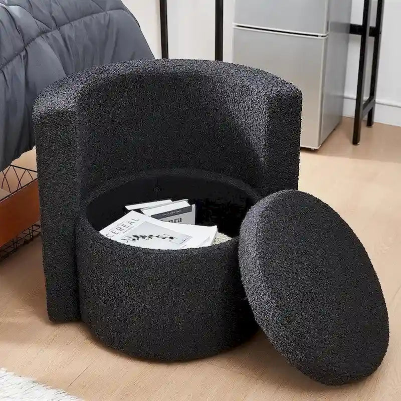 Siège rembourré confortable avec fonction de rangement