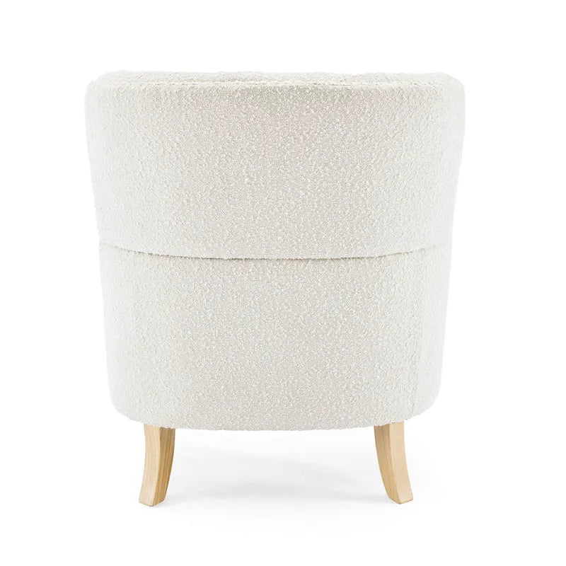 Fauteuil club en amande riveté