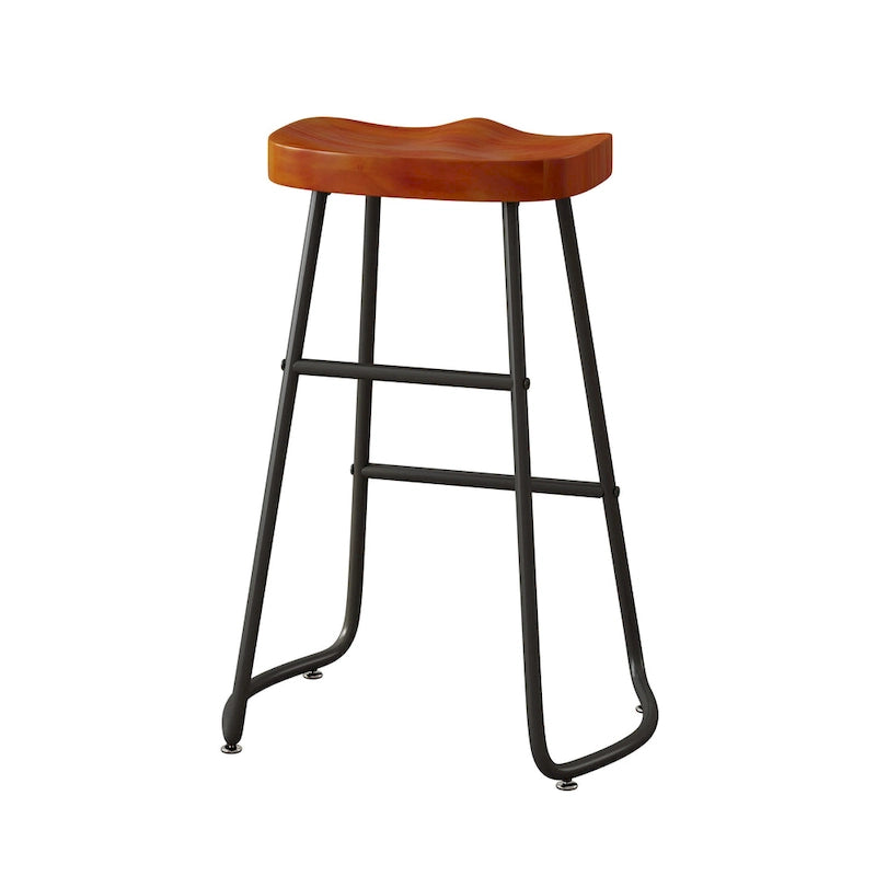 29.52  Lot de 2 tabourets de bar élégants et minimalistes, tabourets de bar hauteur comptoir, pour îlot de cuisine, café, bar, balcon.