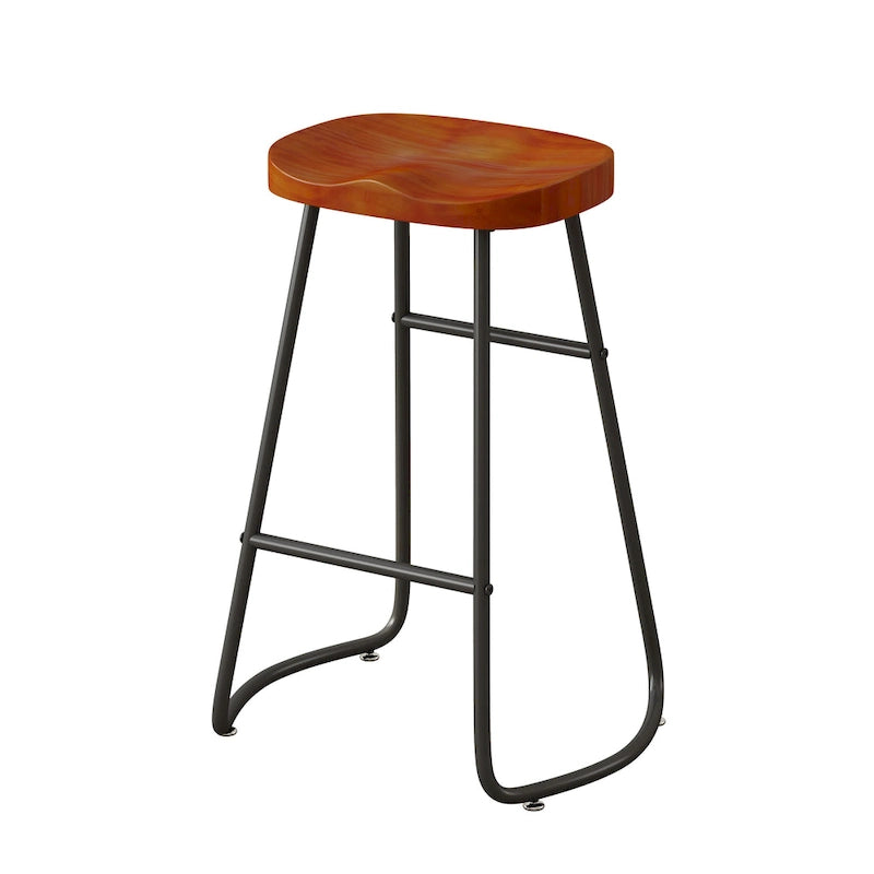 29.52  Lot de 2 tabourets de bar élégants et minimalistes, tabourets de bar hauteur comptoir, pour îlot de cuisine, café, bar, balcon.