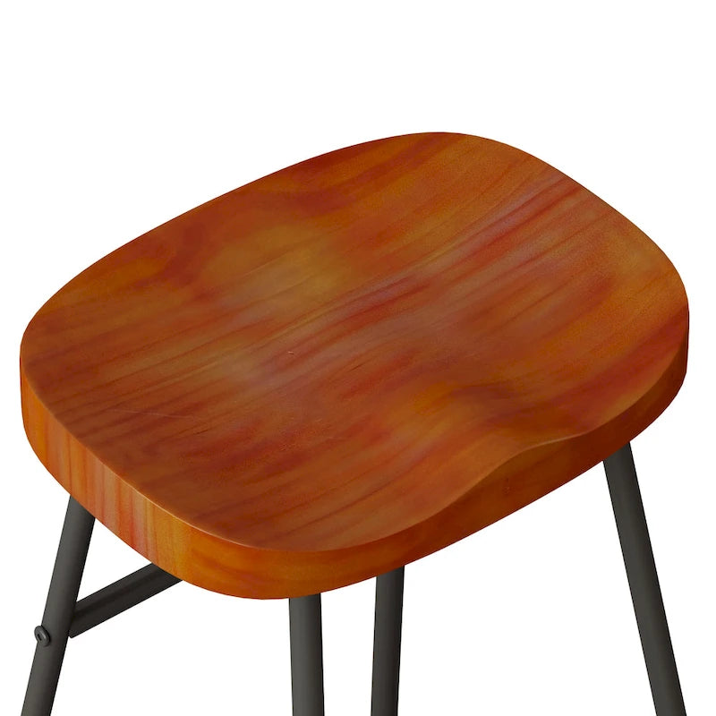 29.52  Lot de 2 tabourets de bar élégants et minimalistes, tabourets de bar hauteur comptoir, pour îlot de cuisine, café, bar, balcon.