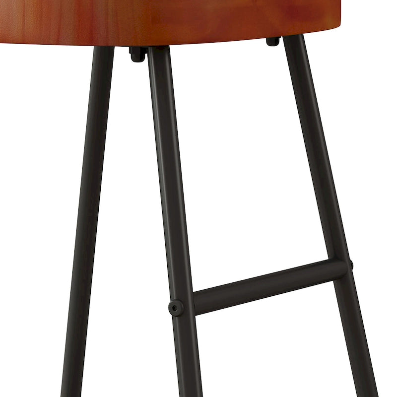 29.52  Lot de 2 tabourets de bar élégants et minimalistes, tabourets de bar hauteur comptoir, pour îlot de cuisine, café, bar, balcon.