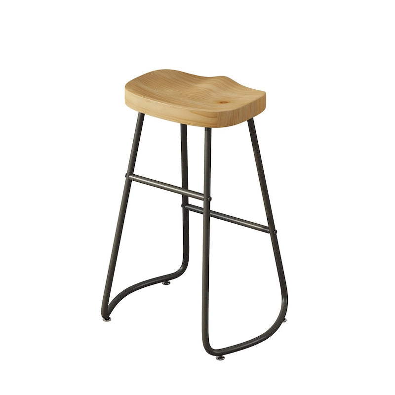 29.52  Lot de 2 tabourets de bar élégants et minimalistes, tabourets de bar hauteur comptoir, pour îlot de cuisine, café, bar, balcon.