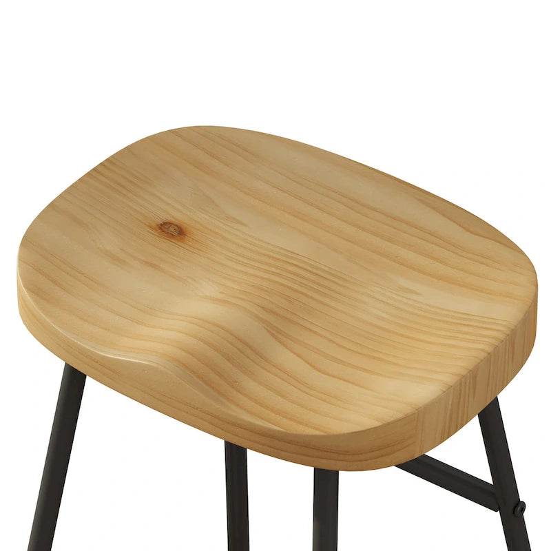 29.52  Lot de 2 tabourets de bar élégants et minimalistes, tabourets de bar hauteur comptoir, pour îlot de cuisine, café, bar, balcon.