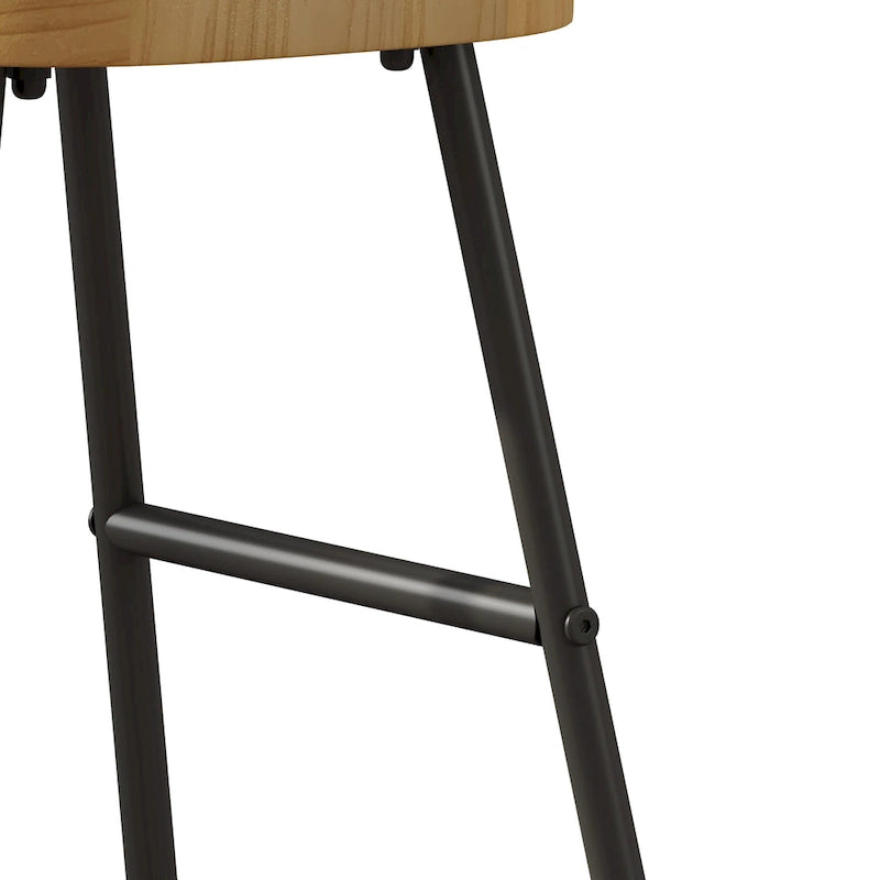 29.52  Lot de 2 tabourets de bar élégants et minimalistes, tabourets de bar hauteur comptoir, pour îlot de cuisine, café, bar, balcon.