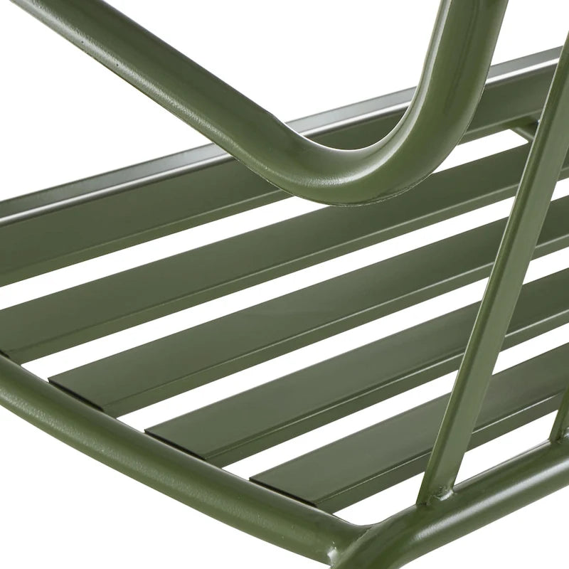 Desserte de bar à 3 niveaux en verre et métal avec barres de protection latérales et poignée – Doré – Roche River Decor